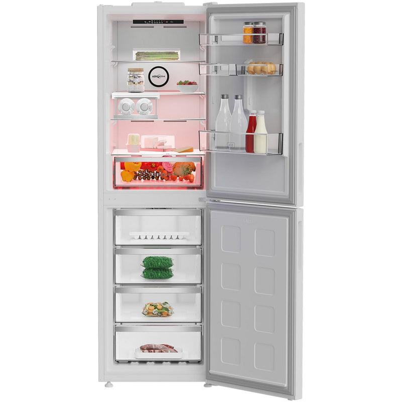 Blomberg KND24692V 60cm Total No Frost Combi Fridge Freezer White