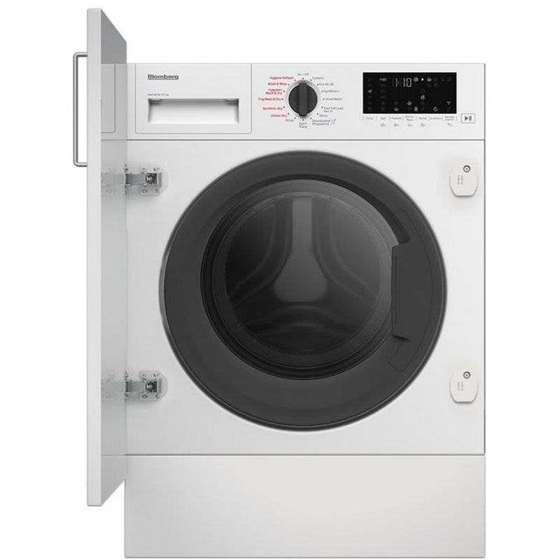 Blomberg LRI1854110 8kg+5kg 1400 Spin Built In Washer Dryer White