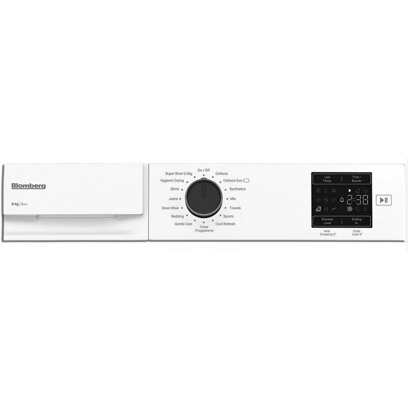 Blomberg LTDIP08310 8kg Integrated Condenser Tumble Dryer White