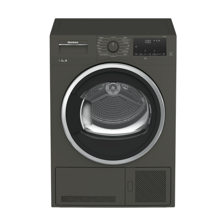 Blomberg LTK38030G 8kg Condenser Tumble Dryer Graphite