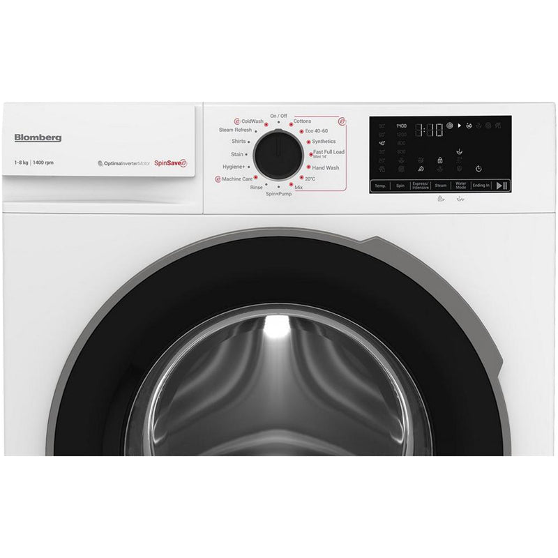 Blomberg LWA18461W 8kg 1400 Spin Washing Machine - White