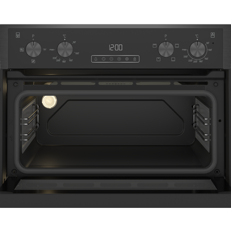 Blomberg RODN9202DX Built In Electric Double Oven Dark Steel