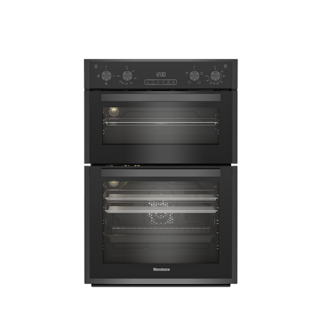 Blomberg RODN9202DX Built In Electric Double Oven Dark Steel