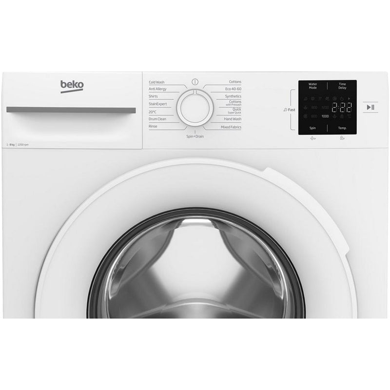 Beko BMN3WT3821W 8kg 1200 Spin Washing Machine White