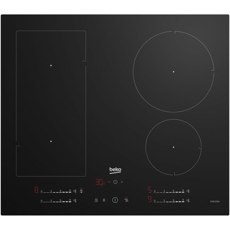 Beko HIIP64530UFT 60cm Electric Hob Black