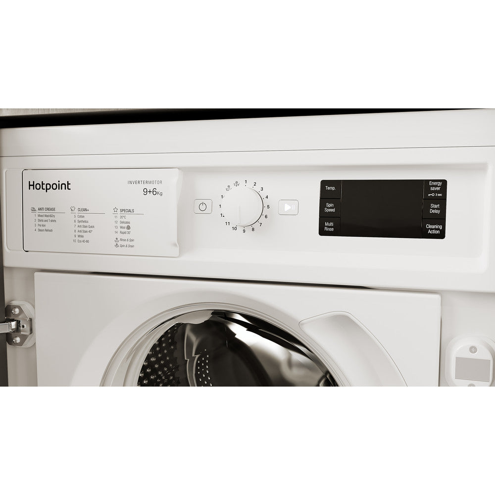 Hotpoint BIWDHG861485 Integrated Washer Dryer With 1400 Spin White