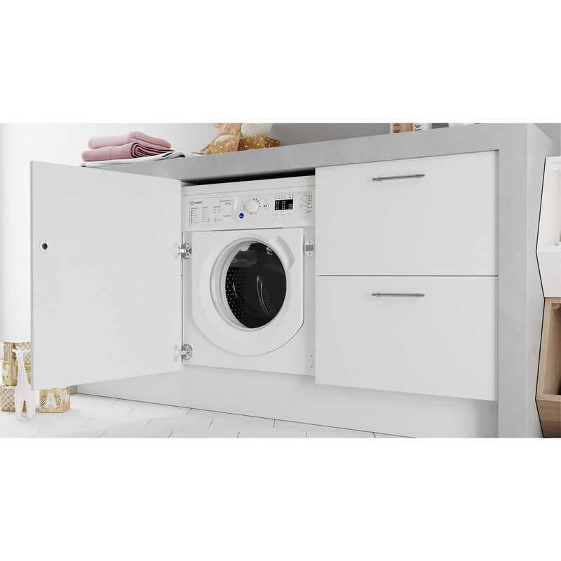 Indesit BIWDIL861485 8 kg Integrated Washer Dryer White