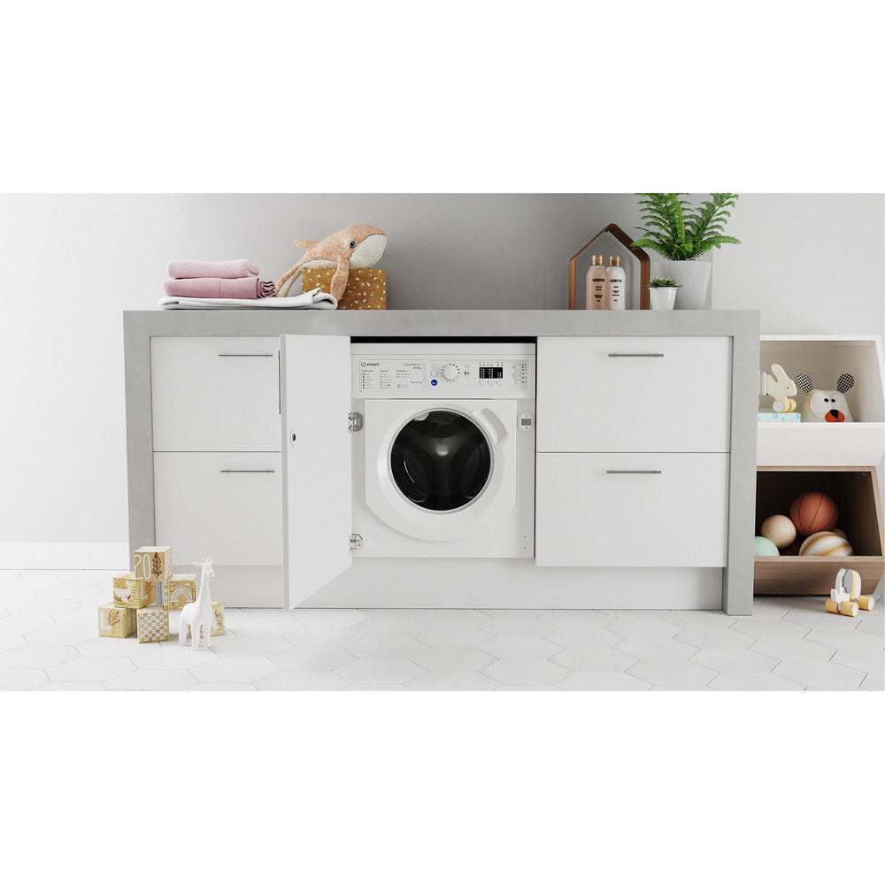 Indesit BIWDIL861485 8 kg Integrated Washer Dryer White