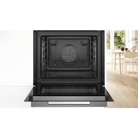 Bosch HBG7741B1B Series 8 Built In Electric Single Oven Black