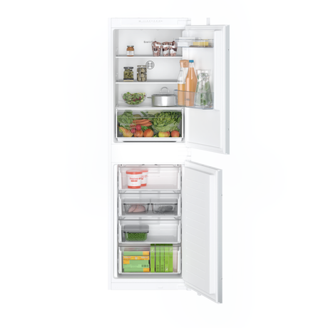 Bosch KIN85NSE0G Series 2 Frost Free Integrated Fridge Freezer White