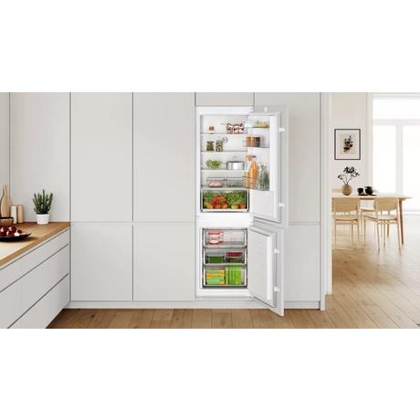 Bosch KIN86NSE0G Series 2 Built-In Frost Free Fridge Freezer White