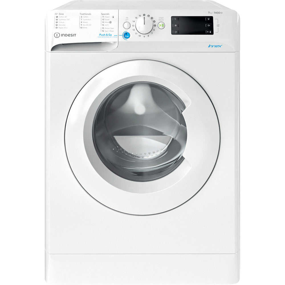 Indesit BWE71452WUKN 7kg 1400 spin Washing Machine White