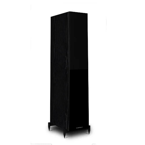 Denon RCD-N12DAB DAB+ All-In-One System Black & Wharfedale Diamond 12.3 Floorstanding Speaker (Pair) Oak Black