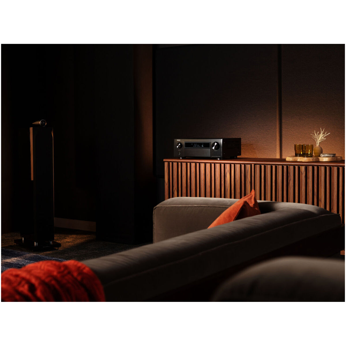 Denon AVC-X6800H 11.4ch 8K AV Amplifier with 3D Audio Dolby Atmos HEOS Built-in Black