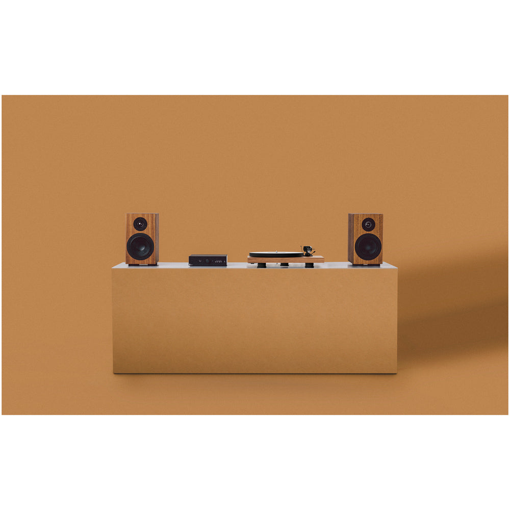 Pro-Ject Colourful Audio System 2 All In One True Analog HiFi Stereo System Walnut PJAACAS2WAL