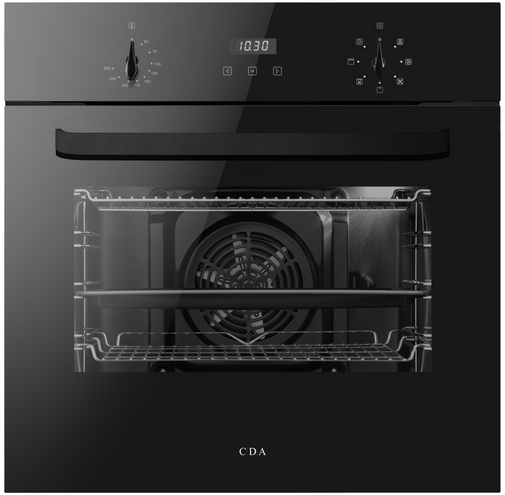 CDA SC223BL 59.5cm Electric Single Oven Black