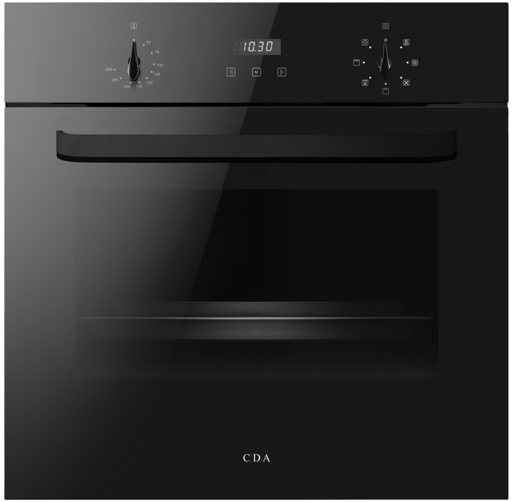 CDA SC223BL 59.5cm Electric Single Oven Black