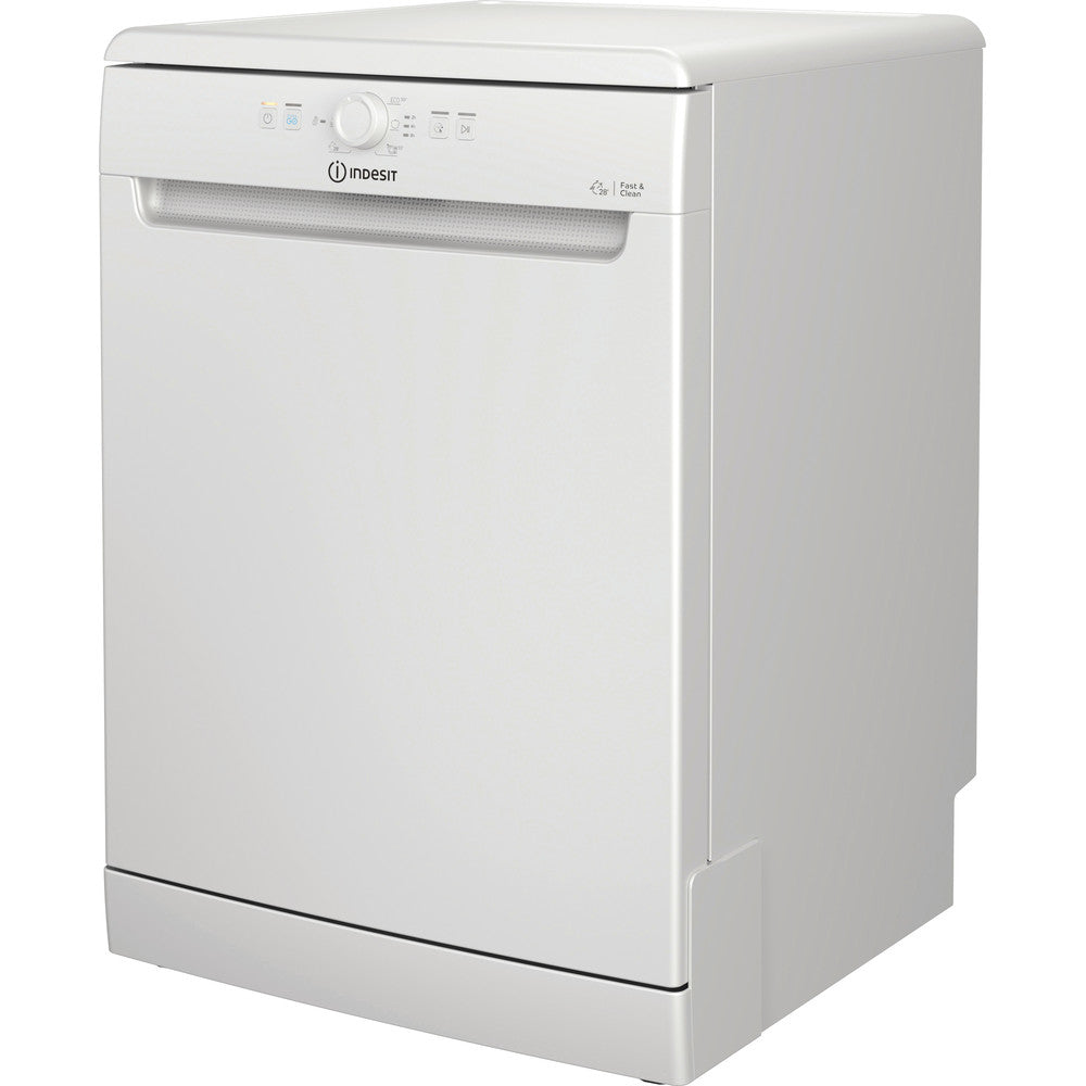 Indesit D2FHK26 Full Size Dishwasher with 14 Place Setting White