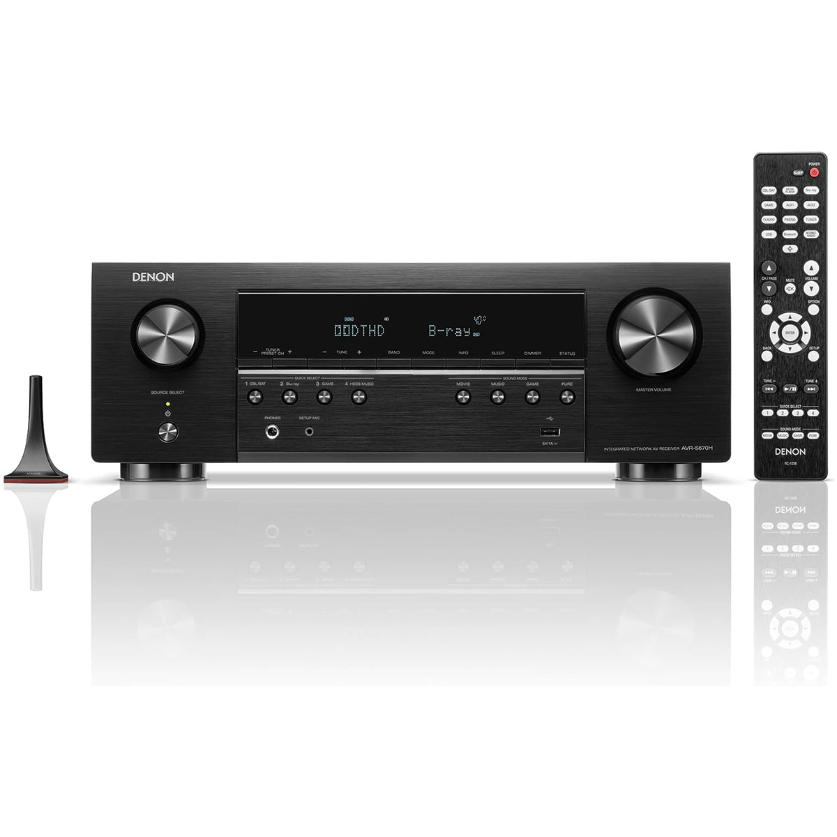 Denon AVR-S670H 5.2 Ch 135W 8K with HEOS Built-in AV Receiver