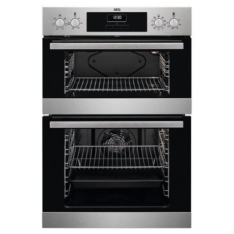 AEG DEX33111EM Built In Electric Double Oven Stainless Steel