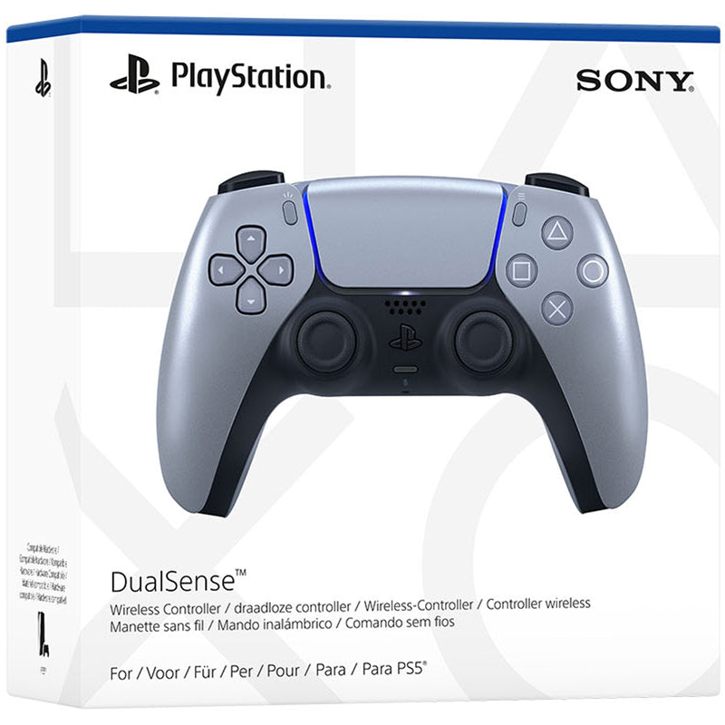 DualSense PlayStation Sterling Silver Wireless Controller PS5