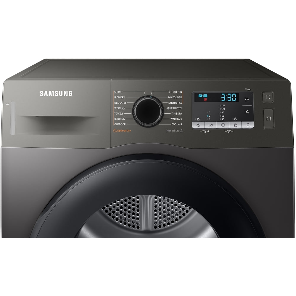 Samsung DV90TA040AN 9kg Heat Pump Tumble Dryer Platinum Silver