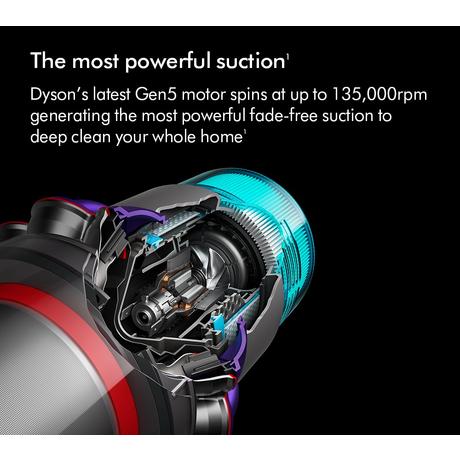 Dyson GEN5DETECT 2023 Cordless Vacuum Cleaner Up To 70 Minutes Run Time Purple