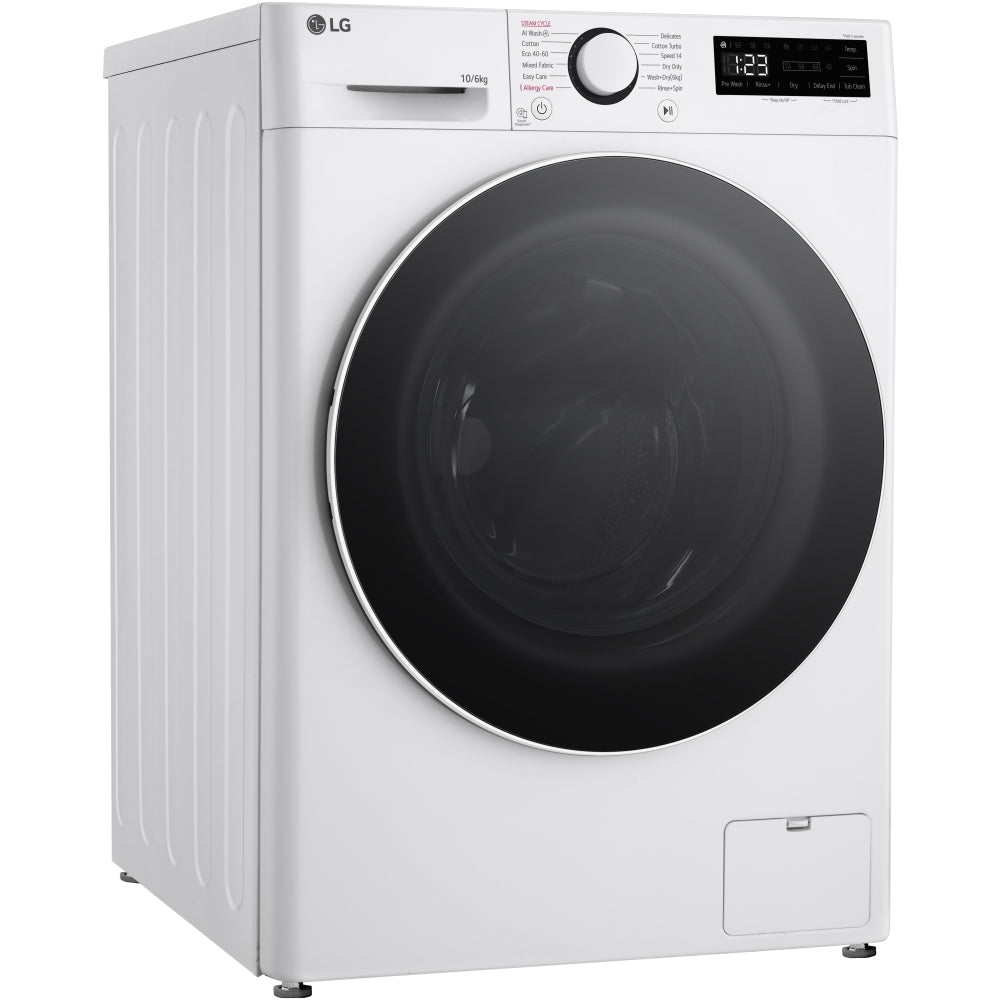 LG FWY606WWLN1 10+6kg 1400 Spin Washer Dryer White