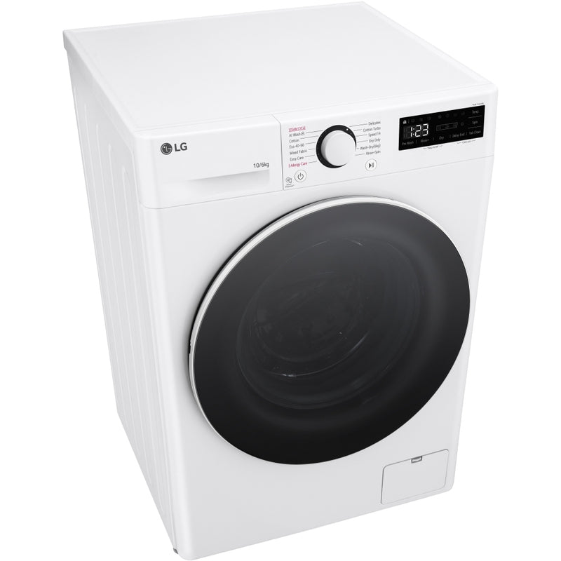 LG FWY606WWLN1 10+6kg 1400 Spin Washer Dryer White