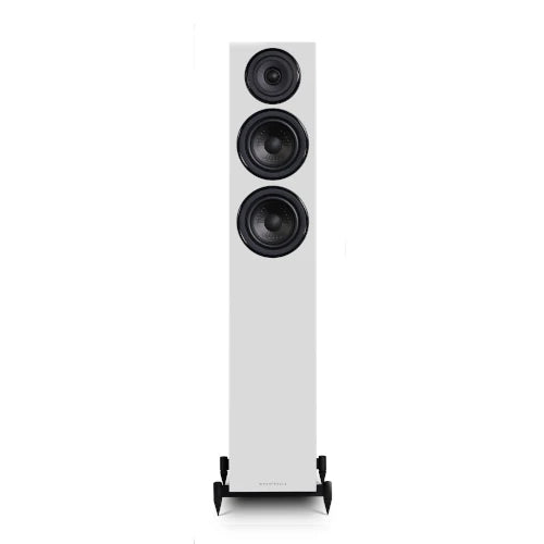 Denon RCD-N12DAB DAB+ All-In-One System Black & Wharfedale Diamond 12.3 Floorstanding Speaker (Pair) Light Oak