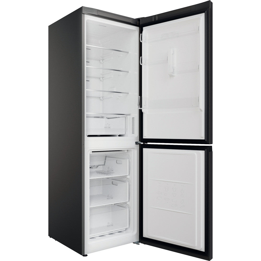 Hotpoint H5X82OSK Freestanding Frost Free Fridge Freezer Black