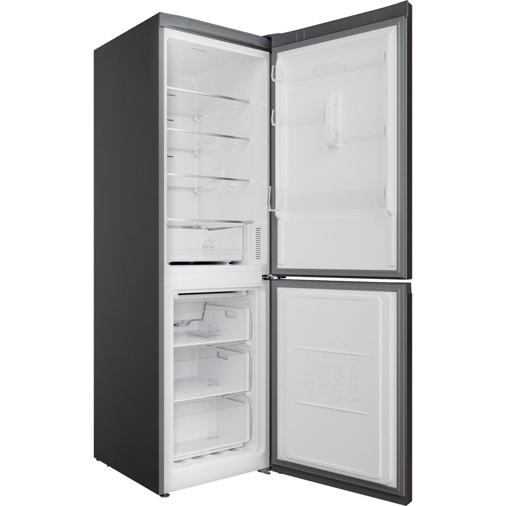 Hotpoint H5X82OSX Freestanding Frost Free Fridge Freezer Satin Stainless Steel