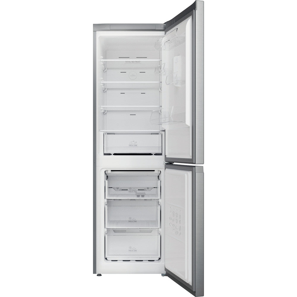 Hotpoint H5X82OSX Freestanding Frost Free Fridge Freezer Satin Stainless Steel