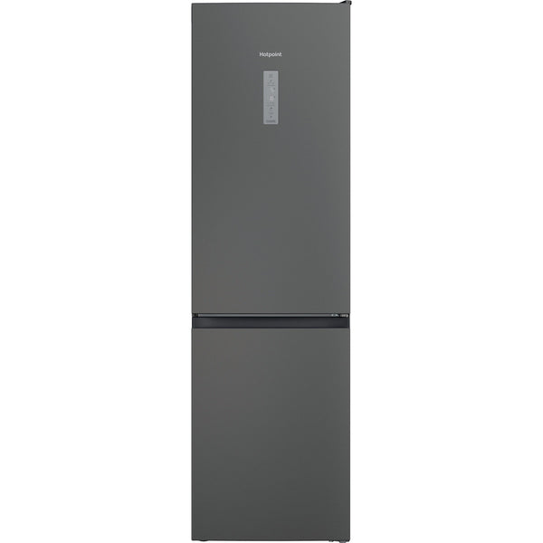 Hotpoint H7X93TSKM Freestanding 60-40 Frost Free Fridge Freezer Silver Black