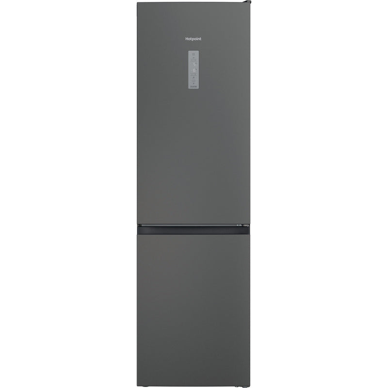 Hotpoint H7X93TSKM Freestanding 60-40 Frost Free Fridge Freezer Silver Black