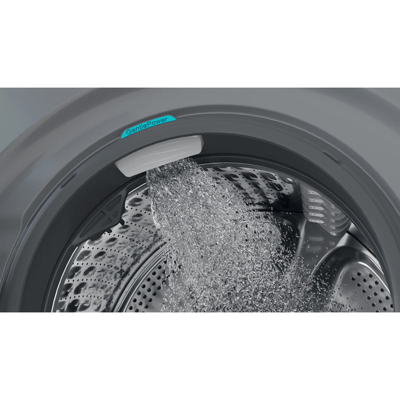 Hotpoint H899ADSGPOWERUK 9Kg 1400 Spin Autodose Freestanding Washing Machine Silver