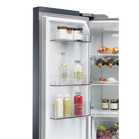 Haier HCR5919EHMB Cube 90 Series 5 American Fridge Freezer Brushed Black