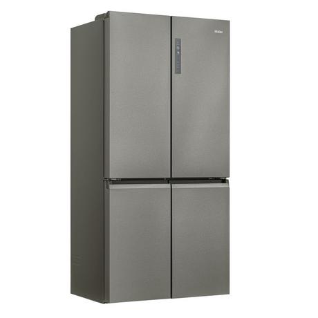 Haier HCR59F19ENMM Cube 90 Series 5 American Fridge Freezer Platinum Inox