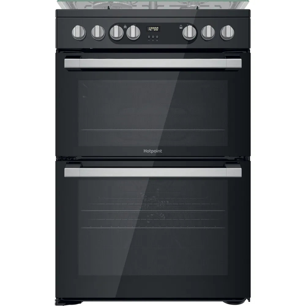 Hotpoint HDM67G9C2CSB 60cm Dual Fuel Cooker with Double Oven Black