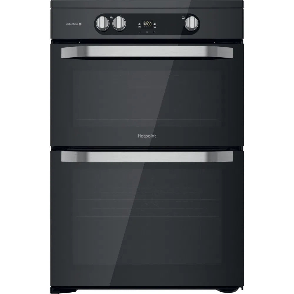 Hotpoint HDM67I9H2CB 60cm Double Oven Induction Electric Cooker Black