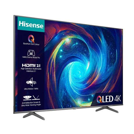 Hisense 55E7KQTUKPRO 55 Inch QLED 4K UHD HDR Smart TV 2023