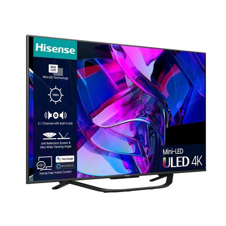 Hisense 55U7KQTUK 55 Inch 4K UHD HDR Mini LED Smart TV 2023