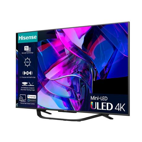 Hisense 55U7KQTUK 55 Inch 4K UHD HDR Mini LED Smart TV 2023