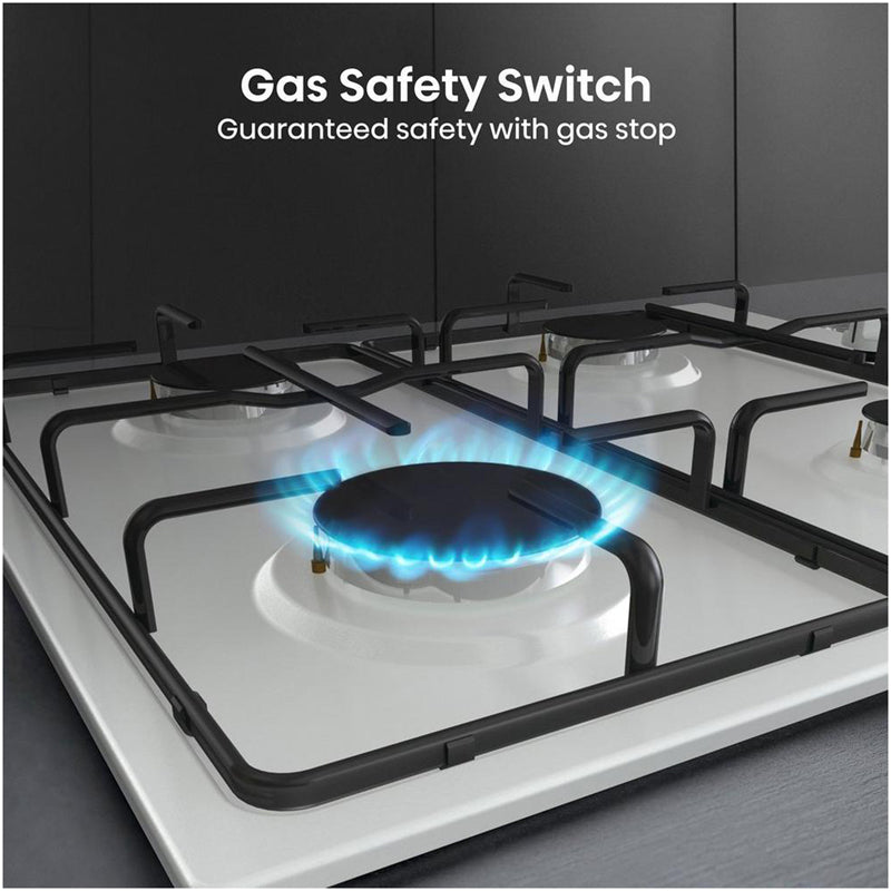 Hisense GM642XHS 60cm Gas Hob Stainless Steel