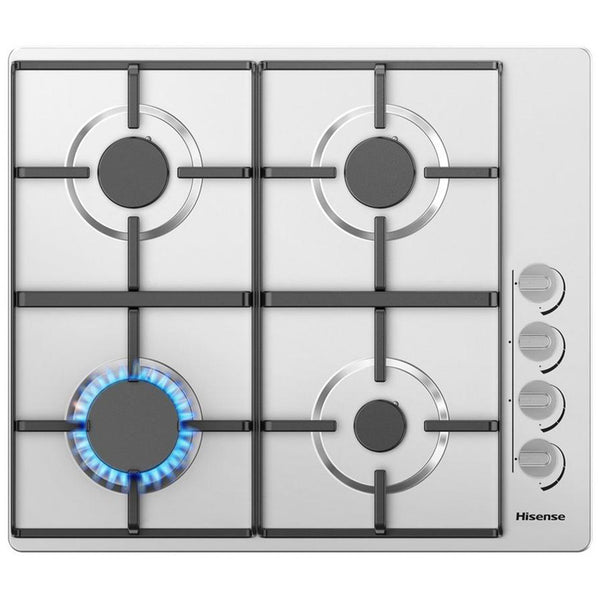 Hisense GM642XHS 60cm Gas Hob Stainless Steel