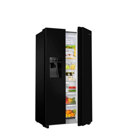 Hisense RS694N4TBE American Style Fridge Freezer Black