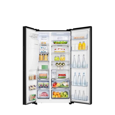 Hisense RS694N4TBE American Style Fridge Freezer Black