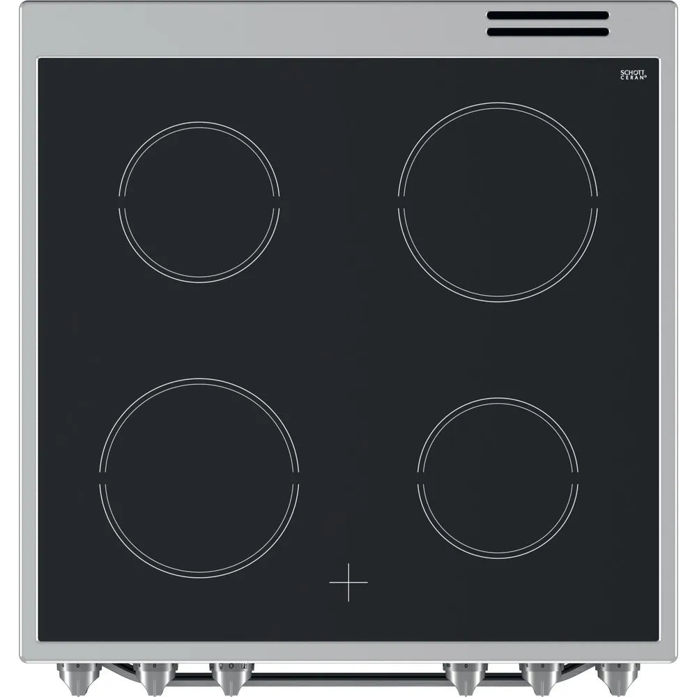 Hotpoint HS67V5KHX 60cm Single Electric Cooker with Ceramic Hob