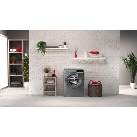 Hoover H3W58TGGE 8kg 1500 spin Washing Machine with NFC Connection Graphite