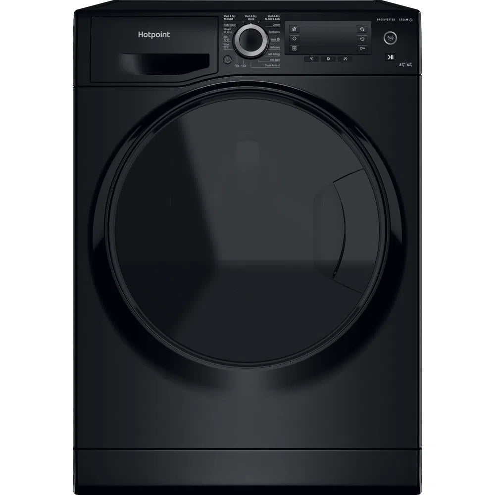 Hotpoint NDD8636BDAUK 8+6kg 1400 Spin Washer Dryer Black